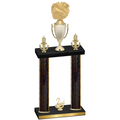 Double Black Glacier Second Place Cheerleading Trophy