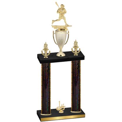 Double Black Glacier First Place Lacrosse Trophy