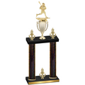 Double Black Glacier Victory Lacrosse Trophy