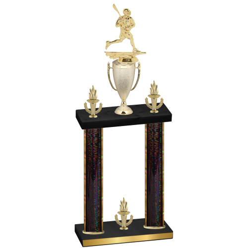 Double Black Glacier Victory Lacrosse Trophy