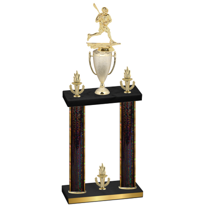 Double Black Glacier Victory Lacrosse Trophy