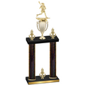 Double Black Glacier Victory Lacrosse Trophy