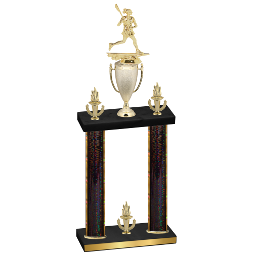 Double Black Glacier Victory Lacrosse Trophy