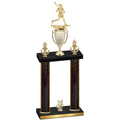Double Black Glacier Year Lacrosse Trophy