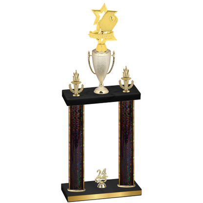 Double Black Glacier Year Pickleball Trophy