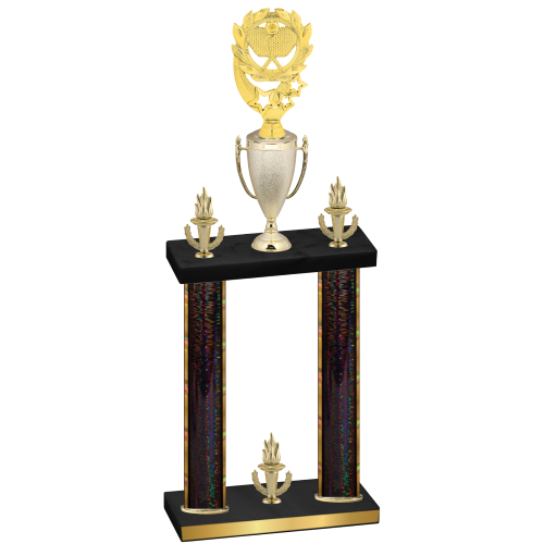 Double Black Glacier Victory Pickleball Trophy