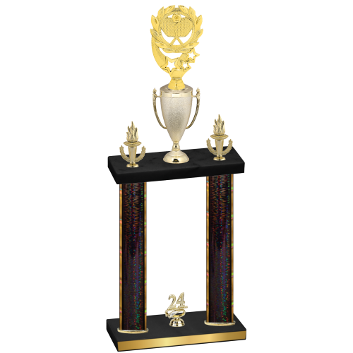 Double Black Glacier Year Pickleball Trophy