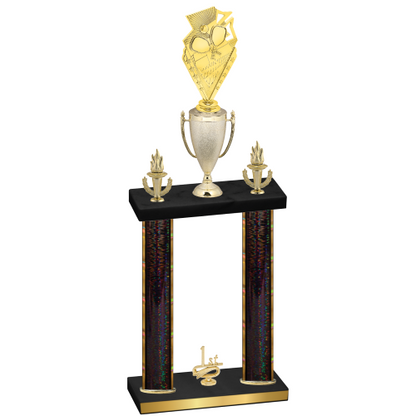 Double Black Glacier First Place Pickleball Trophy