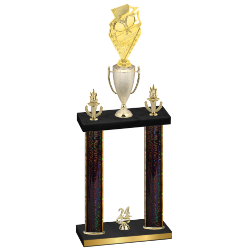 Double Black Glacier Year Pickleball Trophy