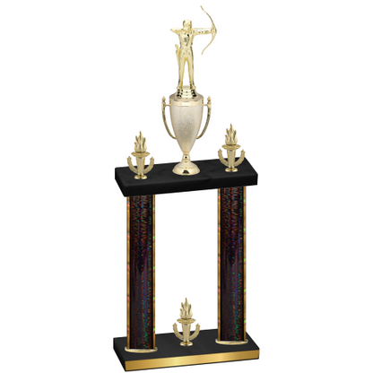 Double Black Glacier Victory Archery Trophy