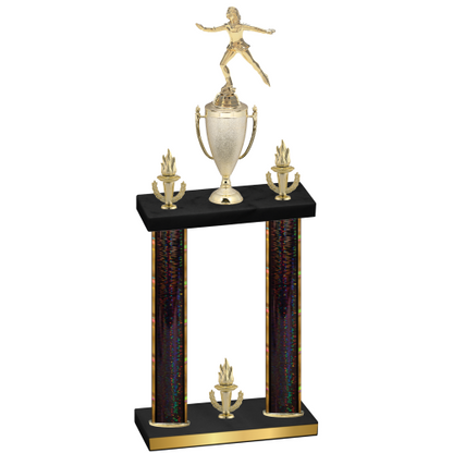 Double Black Glacier Victory Skater Trophy