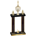 Double Black Glacier First Place Chess Trophy