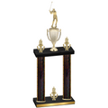 Double Black Glacier Victory Golf Trophy