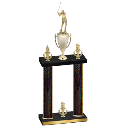 Double Black Glacier Victory Golf Trophy