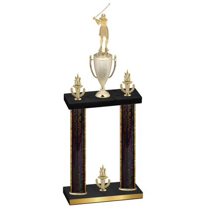 Double Black Glacier Victory Golf Trophy