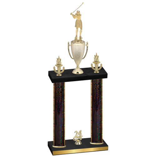 Double Black Glacier Year Golf Trophy