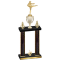 Double Black Glacier First Place Karate Trophy