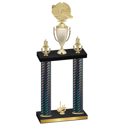 Double Black Carbon Fiber First Place Running Trophy