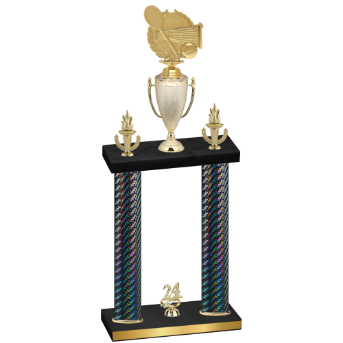Double Black Carbon Fiber Year Tennis Trophy