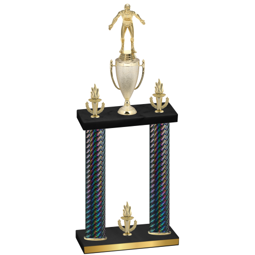 Double Black Carbon Fiber Victory Wrestling Trophy
