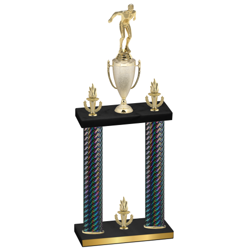 Double Black Carbon Fiber Victory Swimming Trophy