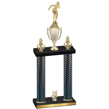 Double Black Carbon Fiber Year Tennis Trophy
