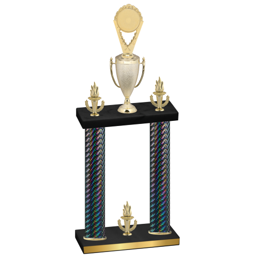 Double Black Carbon Fiber Victory Insert Trophy