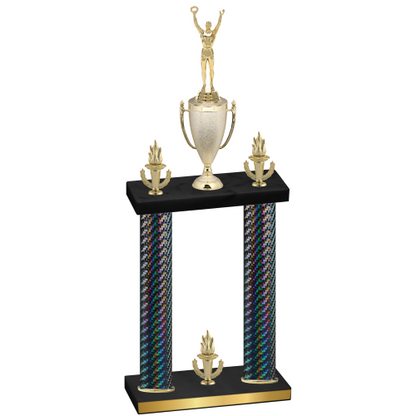 Double Black Carbon Fiber Victory Victory Trophy