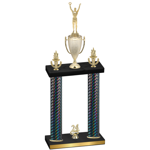 Double Black Carbon Fiber Year Victory Trophy