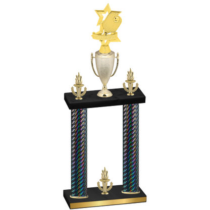 Double Black Carbon Fiber Victory Pickleball Trophy