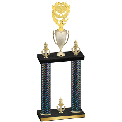 Double Black Carbon Fiber Victory Pickleball Trophy