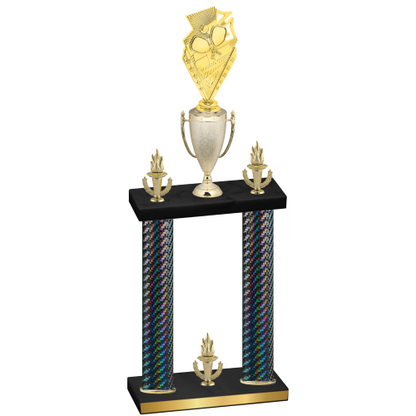 Double Black Carbon Fiber Victory Pickleball Trophy