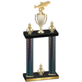 Double Black Carbon Fiber Victory Fishing Trophy