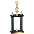 Double Black Carbon Fiber Second Place Academics Trophy