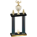 Double Black Carbon Fiber Second Place Academics Trophy