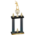 Double Black Carbon Fiber Victory Softball Trophy