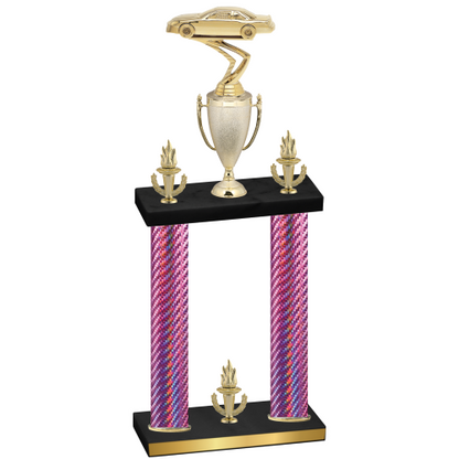 Double Pink Carbon Fiber Victory Cars Trophy
