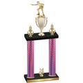 Double Pink Carbon Fiber Year Shooter Trophy