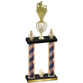 Double Flag USA Fourth Place Rugby Trophy