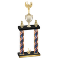 Double Flag USA First Place Victory Trophy