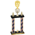 Double Flag USA First Place Pickleball Trophy