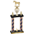 Double Flag USA Second Place Horses Trophy