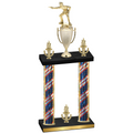 Double Flag USA Victory Shooter Trophy