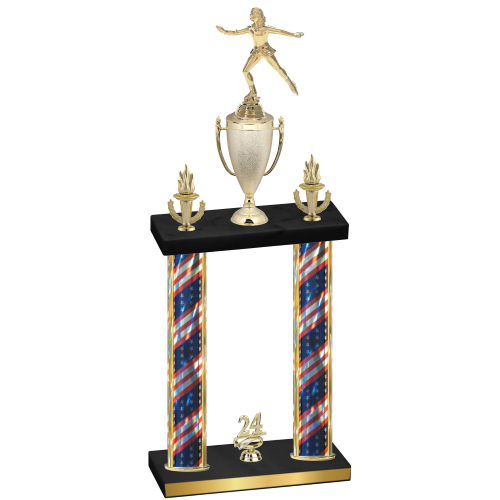 Double Flag USA Year Skater Trophy