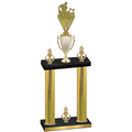 Double Gold Carbon Fiber Victory Rugby Trophy