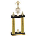 Double Gold Carbon Fiber Victory Wrestling Trophy