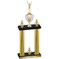 Double Gold Carbon Fiber Victory Victory Trophy
