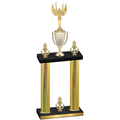 Double Gold Carbon Fiber Victory Victory Trophy