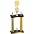 Double Gold Carbon Fiber Victory Pickleball Trophy