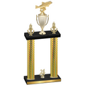 Double Gold Carbon Fiber Year Fishing Trophy